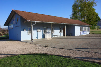 Das Clubhaus des Sportverein Espasingen