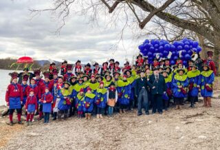 Gruppenbild des Narrenverein Trubedrescher Espasingen